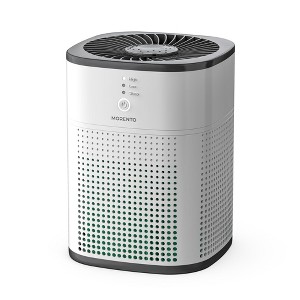 MORENTO Air Purifiers for Bedroom for Smoke, Small Air Purifier with Sleep Mode, HY1800, White, 1 Pack - 1 of 4