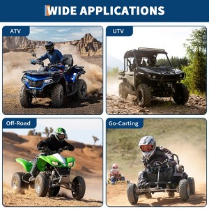 ATV/UTV Tire & Wheel Set (2 PCS) - 6PR All-Terrain Tires with 12" Steel Rims - 1 of 4