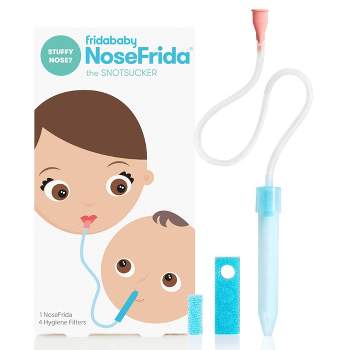  Frida Baby NoseFrida Saline Mist  Baby Saline Nasal Spray to  Soften Nasal Passages for Use Before NoseFrida The SnotSucker, 3.4 fl.oz. :  Health & Household