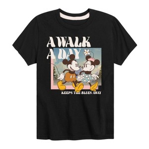Boys' - Disney - A Walk A Day Short Sleeve Graphic T-Shirt - 1 of 4