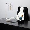 Modern Iron Desk Lamp with USB Port and Glass Shade - Lalia Home - image 3 of 4