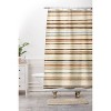 Ninola Design Western Striped Shower Curtain Brown - Deny Designs: 78" Long, Microfiber, Machine Washable - 3 of 3
