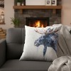 Whispers of the Wild Pillow 18x18 inch Moose Outdoor by Manual Woodworkers and Weavers - 2 of 3