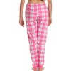 Just Love Womens Buffalo Plaid Knit Jersey Pajama Pants - Buffalo Check Jogger PJ Bottom - 3 of 3