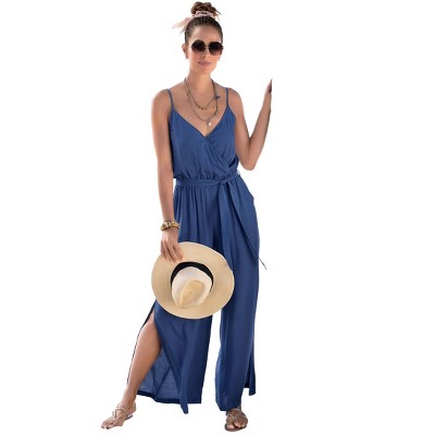 VENUS Womens Ruffle Jumpsuit
