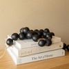 Bead Garland Black Terracotta & Jute by Foreside Home & Garden - 3 of 4