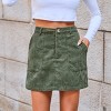 Women's Versatile Green Casual Chic Mini Skirt - Cupshe - 4 of 4