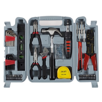 Fleming Supply Tool Kit With Carrying Case – 130 Pieces