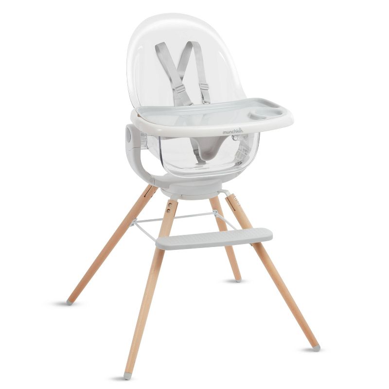 Munchkin Cloud Baby High Chair with 360&#176; Swivel - Clear, 1 of 17