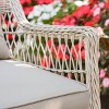 Leisure Made 2pc Pearson Wicker Rocking Chairs in Antique White - 4 of 4