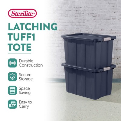 Sterilite Latching Plastic Storage Tote Container and Lid, 4 of 12