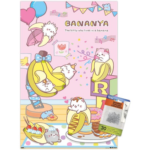 Trends International Bananya - Party Unframed Wall Poster Prints - image 1 of 4