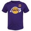 NBA Los Angeles Lakers Youth N&N Performance T-Shirt - image 2 of 3