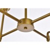 Elegant Lighting Hanson 8 lights pendant in brass with frosted shade - 4 of 4