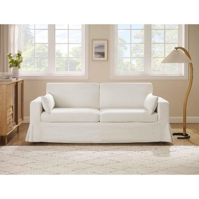 MINIMORE Modern Style 83.9"W Brenda 3Seater Sofa With Slipcover
