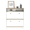 Kumasinova 2-Drawer Dresser with 1 Shelf,Wood Finish Chest of Drawers,Modern Storage Dresser,Bedroom and Entryway Furniture,1 Piece,White - 2 of 4