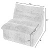 KTMBDW Floor Sofa, Modern Armless Floor Lounge Chair, Bean Bag Couch, Single Corner Chair Sofa for Living Room Bedroom Salon Office - 4 of 4