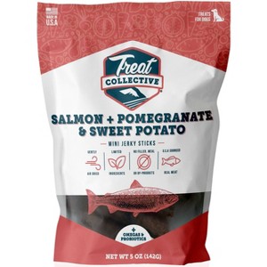 Treat Collective Salmon, Pomegranate and Sweet Potato Jerky Dog Treat - 5oz - 1 of 4