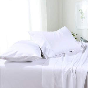 Egyptian Linens Basics Super Soft Easy Care Microfiber Sheet Set - 15" Pockets - 1 of 4