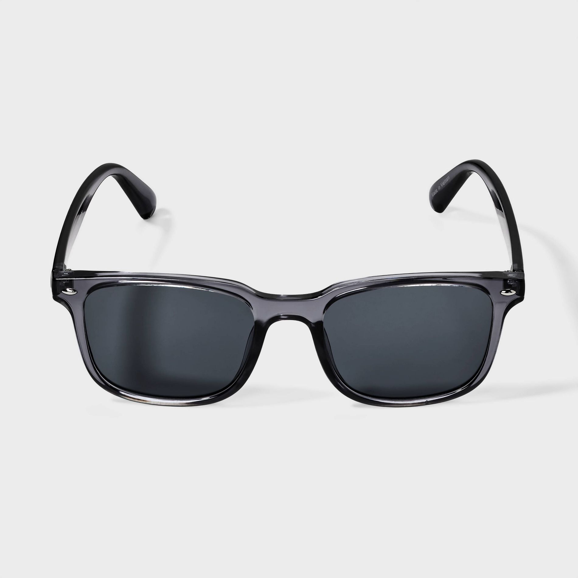 Men's Square Crystal Sunglasses - Goodfellow & Co™ Gray