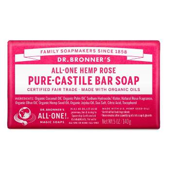 Dr. Bronner's Rose Bar Soap - 5oz