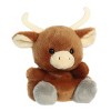 Aurora Mini Landon Longhorn Palm Pals Adorable Stuffed Animal Brown 5" - 2 of 4