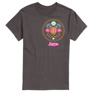 Men's - Barbie - Barbie Crest Full Color Short Sleeve Graphic T-Shirt - 1 of 4