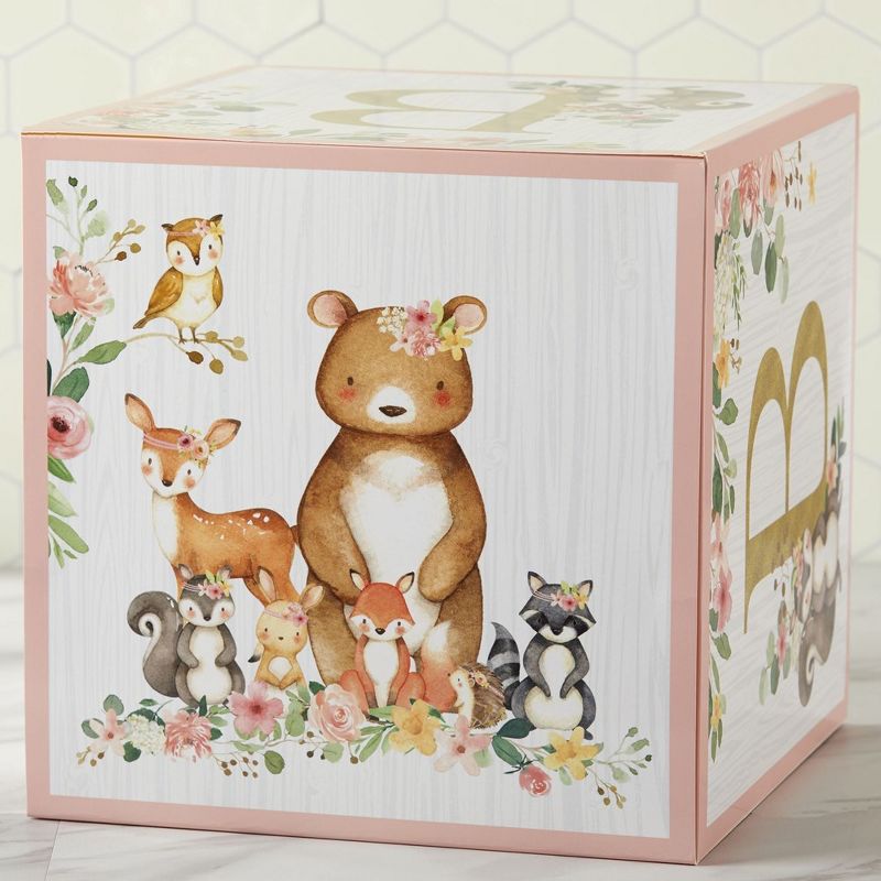 Kate Aspen Woodland Baby Block Box Decoration (Set of 4), 5 of 11