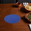 Unique Bargains Trivet Round Rope Woven Mat Cotton Non-woven Fabric 7.87"x7.87"x0.31" - 2 of 3