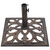 vidaXL Umbrella Base Green Cast iron 26.5 lbs Durable Umbrella Base - 4 of 4