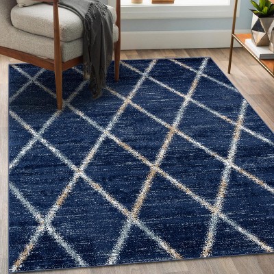 Luxe Weavers Geometric Diamond Area Rug
