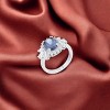 Slickblue 4.2 Ct. Tanzanite CZ Rhodium Classic Ring for Women, Prong Setting, Stunning Blue Color, Sizes 5-10 - 2 of 4