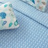 Collection Queen Coastal Quilt Set, Summer Beach 3 - Piece Reversible Bedspread with Shams. Lightweight Nautical Quilted Coverlet. Coral. - 3 of 4