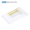 Unique Bargains 0.6mm Tip Gel Ink Rollerball Pens Gold/Silver/White 9 Pcs - 3 of 4