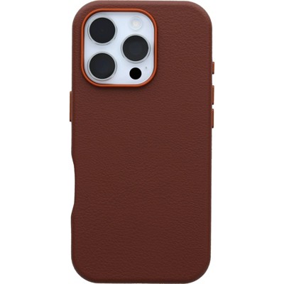 OtterBox Apple iPhone 16 Pro Symmetry Cactus Leather Series Case with MagSafe - Rich Adobe
