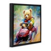 Stupell Industries Teddy Bear on Go Kart, 18" x 18" - 3 of 4