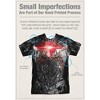 Popfunk Justice League Movie Cyborg Uniform Front-Back Print Adult Sublimated Costume T-Shirt - 3 of 4