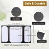 WeChef 5 Pack Restaurant Menu Covers Gate-view for 8.5x11" & 4.25x11" Paper PU Leather Coffee Hotel - 2 of 4