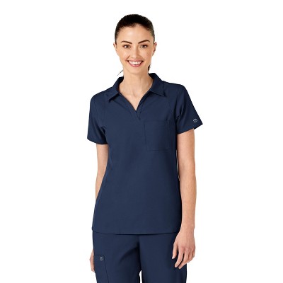 Wink W123 Women's Collar Scrub Top