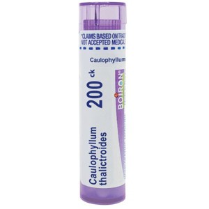 Caulophyllum Thalictroides 200CK by Boiron Homeopathic Single Medicine For Personal Care  -  80 Pellet - 1 of 2