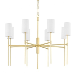 Mitzi Olivia 8 - Light Chandelier in  Aged Brass - 1 of 2