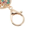 Unique Bargains Christmas Keychain Double Ring Lobster Clasp Zinc Alloy Gold Tone 1 Pc - 3 of 4