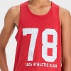 Boys' USA Athletic Club Tank Top - art class™ Red - 2 of 4