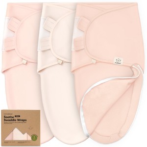3pk Soothe Zippy Baby Swaddles 0-6 Months, Newborn Sleep Sacks, Zipper Swaddle, Wearable Swaddle Blanket - 1 of 4