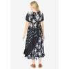 Woman Within Women's Plus Size Mixed Print Maxi Dress - 3 of 4