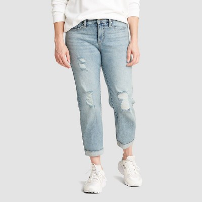 women's levi's cuffed boyfriend jeans