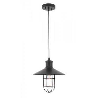 Elegant Lighting Flaneur 1 light Black Pendant