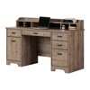 Versa Computer Office Desk with Power Bar - South Shore - 3 of 4