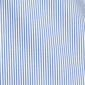 clear blue/white stripe