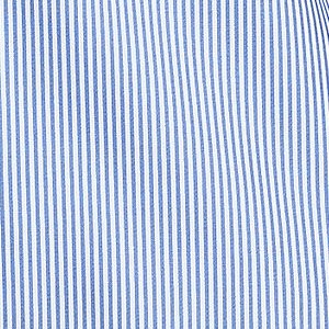 clear blue/white stripe